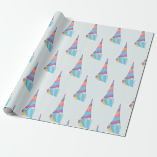 Papier Cadeau Cute Gnome Unicorn Magique couleur