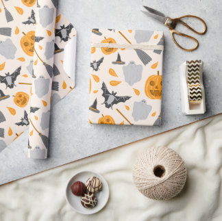 Papier Cadeau Cute halloween Wrapping Paper