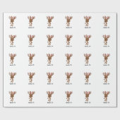 Papier Cadeau Cute Jackalope - Austin, Texas (Plat)