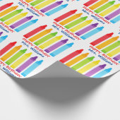 Papier Cadeau Cute jardin d'enfants Enseignant personnalisé Cray (Coin)