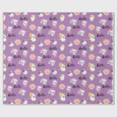 Papier Cadeau Cute kitty (Plat)