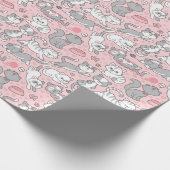 Papier Cadeau Cute Kitty Love (Coin)