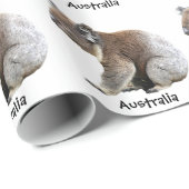 Papier Cadeau Cute Koala Bear Australie (Coin rond)