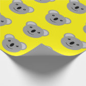 Papier Cadeau Cute Koala Face Anniversaire de enfant Baby shower (Coin)