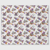 Papier Cadeau Cute Little Spooky Halloween (Plat)