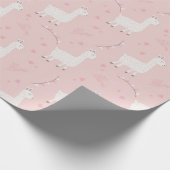 Papier Cadeau Cute llama seamless (Coin)