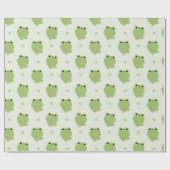 Papier Cadeau Cute Love Frog (Plat)