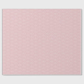 Papier Cadeau Cute Love Heart Circles Blush Pink Modern Pattern (Plat)