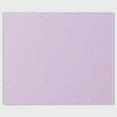 Papier Cadeau Cute Love Heart Lattice Mesh Pretty Purple (Plat)