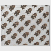 Papier Cadeau Cute Mastodon (Plat)