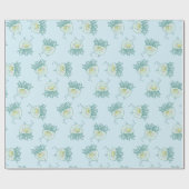 Papier Cadeau Cute méduse Baby shower Kawaii (Plat)