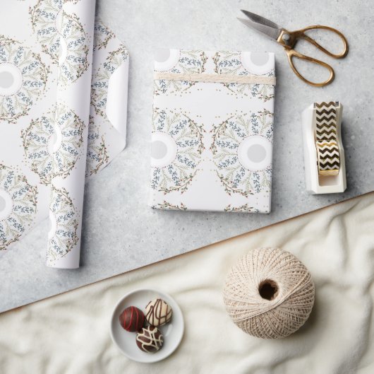 Papier Cadeau Cute mini-couronne florale (Artisanat)