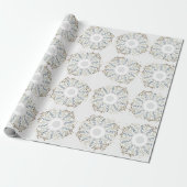 Papier Cadeau Cute mini-couronne florale (Déroulé)