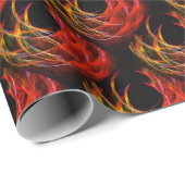 Papier Cadeau Cute Modern Boho Elegant Abstract Art Pattern #503 (Coin rond)