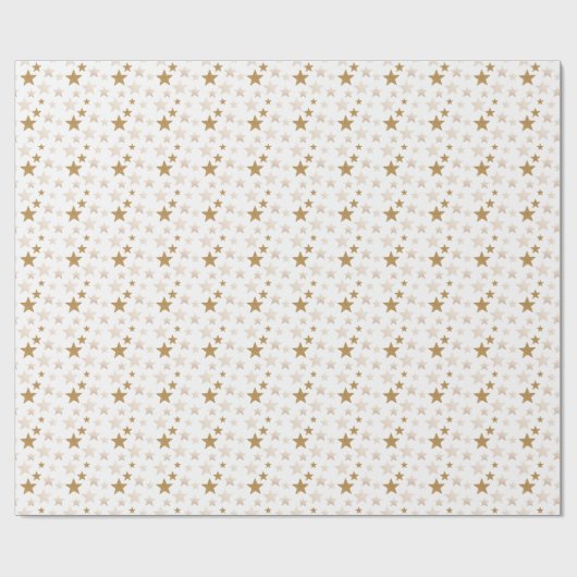 Papier Cadeau Cute Modern Stars Motif (Plat)