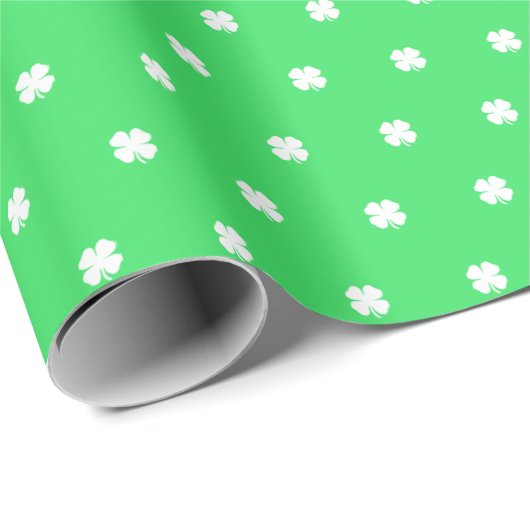 Papier Cadeau Cute Moderne Simple Clair Vert Clair Clair Clair C (Coin rond)