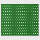 Papier Cadeau Cute Moderne Simple Emerald Green Lucky Clochers (Plat)