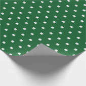 Papier Cadeau Cute Moderne Simple Vert foncé Clair Clair Clair (Coin)