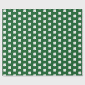 Papier Cadeau Cute Moderne Simple Vert foncé Clair Clair Clair (Plat)