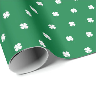 Papier Cadeau Cute Moderne Vert Clair