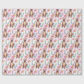 Papier Cadeau Cute Motif Bunny (Plat)