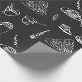 Papier Cadeau Cute Motif café (Coin)