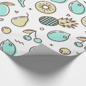 Papier Cadeau Cute Motif de fruits Summery Motif à thème (Coin)