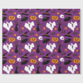 Papier Cadeau Cute Motif Halloween (Plat)