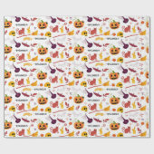 Papier Cadeau Cute Motif Halloween (Plat)