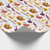 Papier Cadeau Cute Motif Halloween (Coin)
