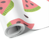 Papier Cadeau Cute Motif Watermelon (Coin rond)