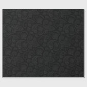 Papier Cadeau Cute noir paisley leggings motifs (Plat)