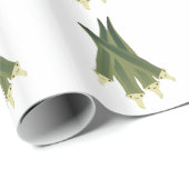 Papier Cadeau Cute Okra (Coin rond)