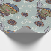 Papier Cadeau Cute Orc Boy Wrapping Paper (Coin)