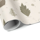 Papier Cadeau Cute Orc Girl Wrapping Paper (Coin rond)