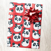 Papier Cadeau Cute ours Panda