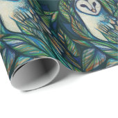 Papier Cadeau Cute Owl (Coin rond)