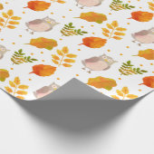 Papier Cadeau Cute Owl Motif (Coin)