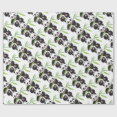 Papier Cadeau Cute Panda (Plat)