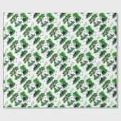 Papier Cadeau cute panda (Plat)