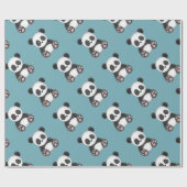 Papier Cadeau Cute Panda (Plat)