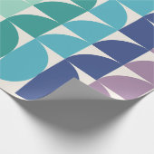 Papier Cadeau Cute Pastel Arc-en-ciel Formes géométriques Motif (Coin)