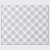 Papier Cadeau Cute Pastel Candy Kawaii Bunny Polka Dot Mandala (Plat)