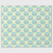 Papier Cadeau Cute Pastel Kawaii Pois du jardin (Plat)