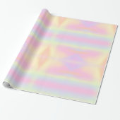 Papier Cadeau Cute Pastel Rainbow Marbré Motif (Déroulé)