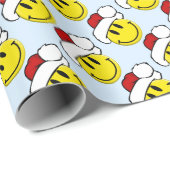 Papier Cadeau Cute Père Noël (Coin rond)