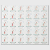 Papier Cadeau Cute Safari Giraffe Star Cloud Balloon Baby shower (Plat)