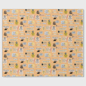 Papier Cadeau Cute Shakespeare Inspiration Citations Littéraire (Plat)