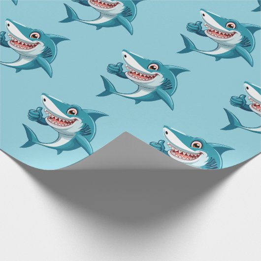 Papier Cadeau Cute shark (Coin)