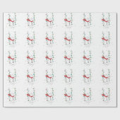 Papier Cadeau Cute Snowman (Plat)